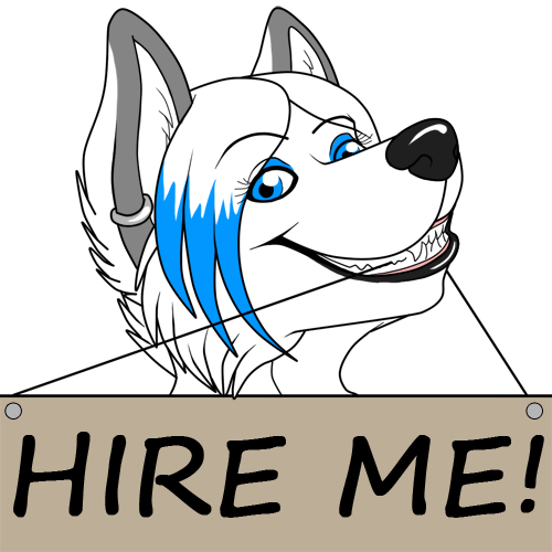 500x500 Hire Me! Icon Weasyl