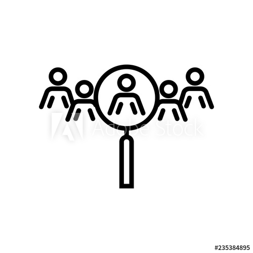 500x500 Hiring Icon Vector Illustration