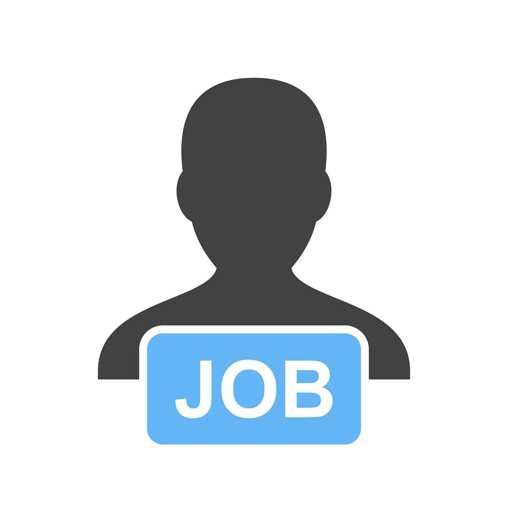 1024x1024 Job Opening Blue Black Icon