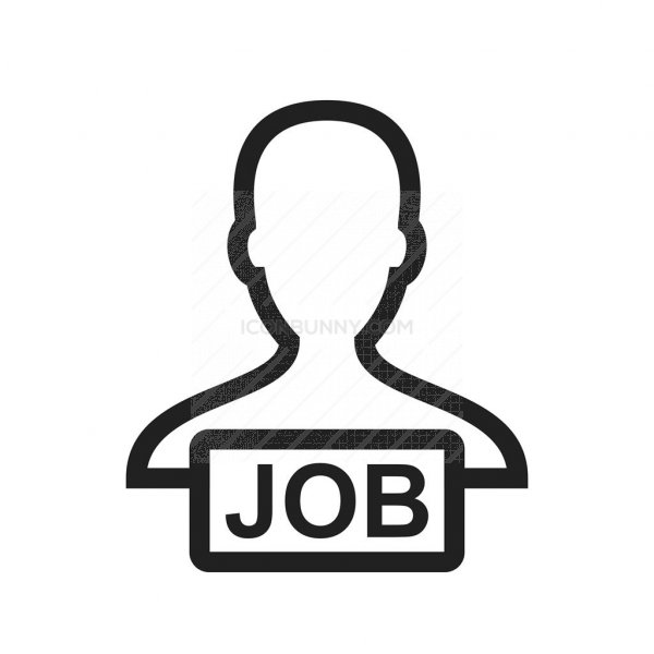 600x600 Job Opening Line Icon