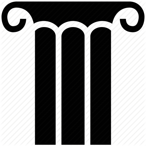 512x512 Building Column, Column, Historical Column, Interior Column, Stone