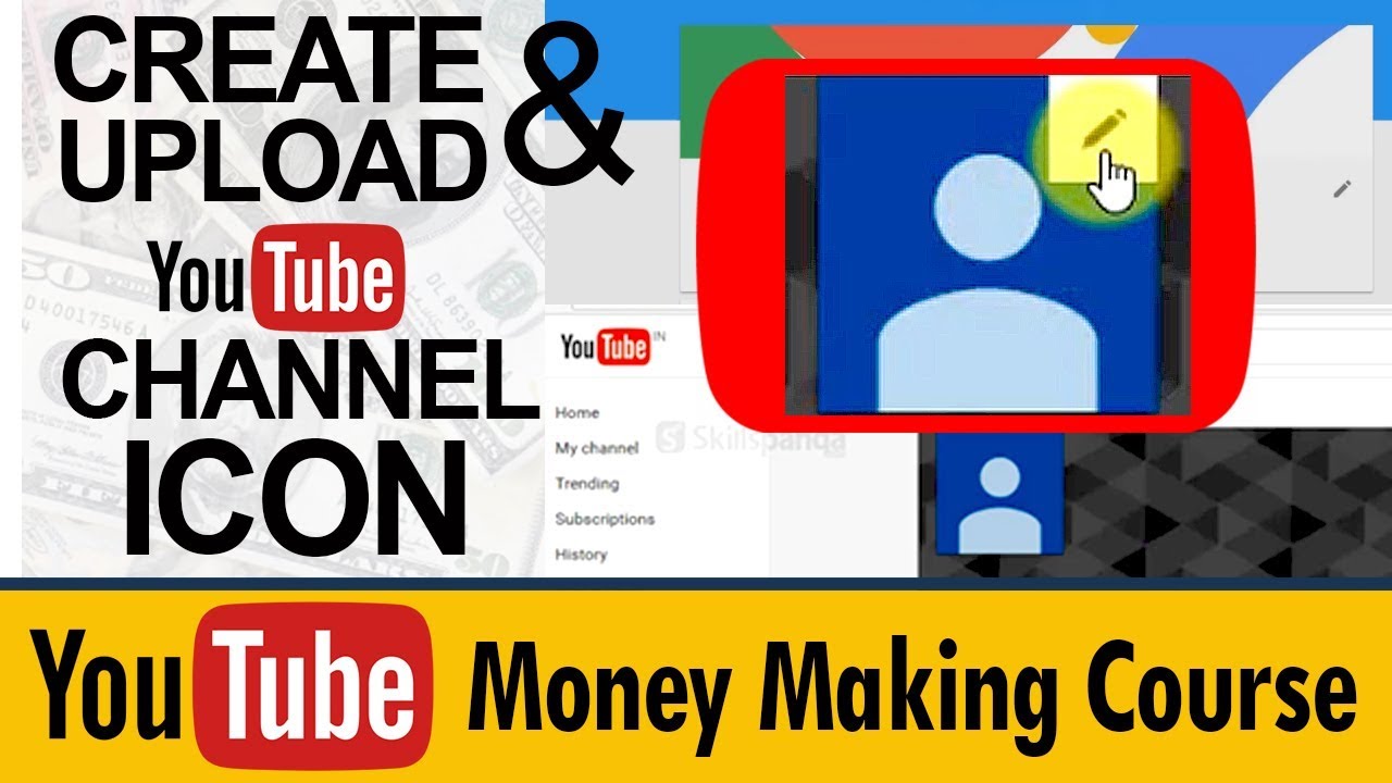 1280x720 How To Create A Youtube Channel Icon Photoshop Youtube Beginners