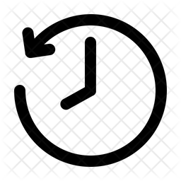 256x256 History Icon Of Glyph Style