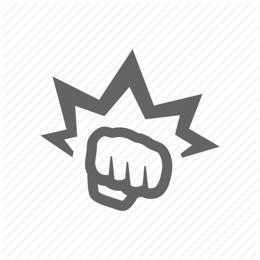 512x512 Arm, Fist, Hand, Hit, Power, Punch, Strike Icon