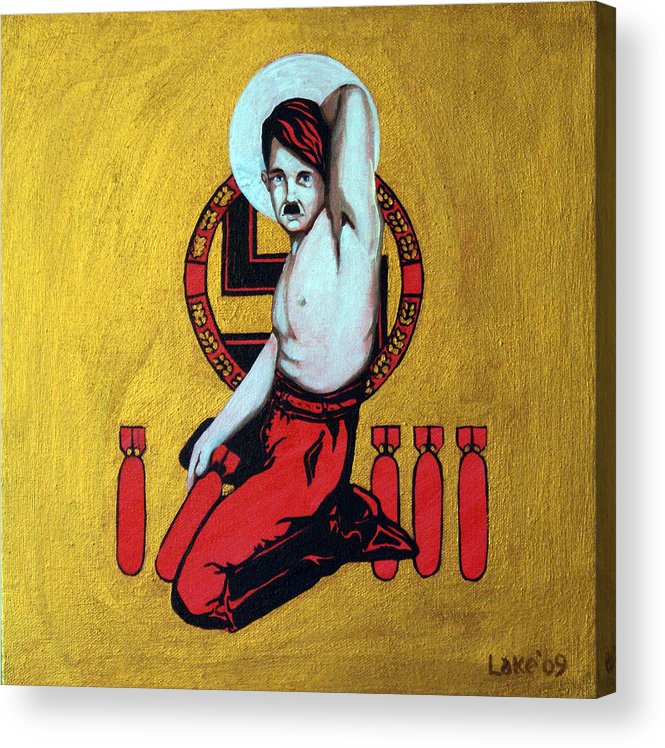 665x748 Hitler Icon Acrylic Print