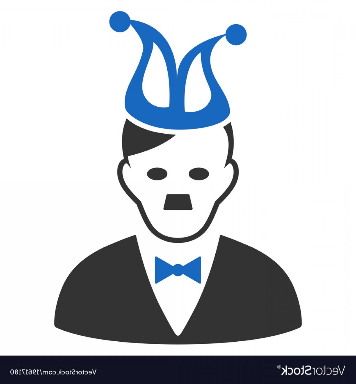 1200x1296 Joker Hitler Flat Icon Vector Lamaison