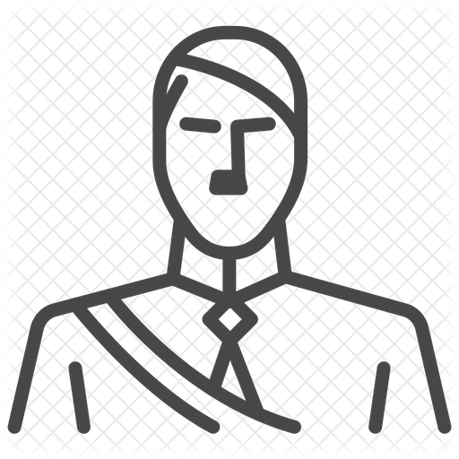 512x512 Adolf Hitler Icon Of Line Style