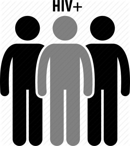454x512 Aids, Disease, Hiv, Man, People, Sick, Virus Icon