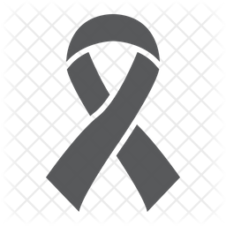 256x256 Hiv Ribbon Icon Of Glyph Style