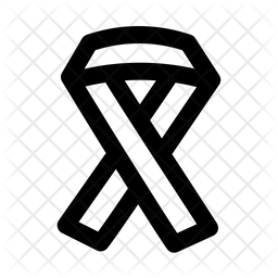 256x256 Hiv Ribbon Icon Of Line Style