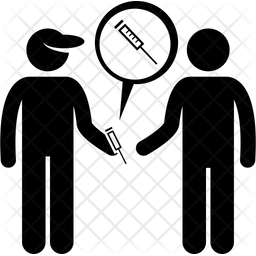 256x256 Hiv Injection Icon Of Glyph Style