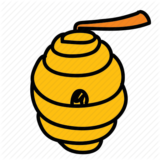 512x512 Bees, Comb, Farm, Hive, Home, Honey, Sweet Icon