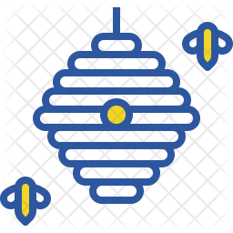 256x256 Hive Icon Of Colored Outline Style