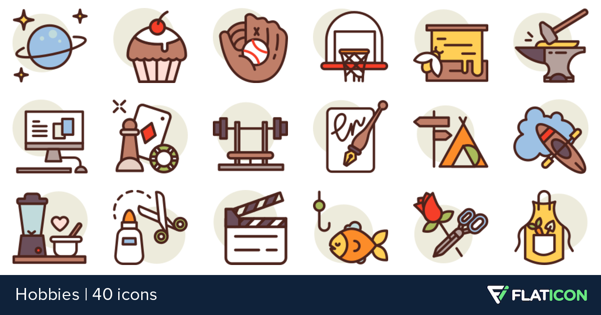 1200x630 Hobbies Free Icons