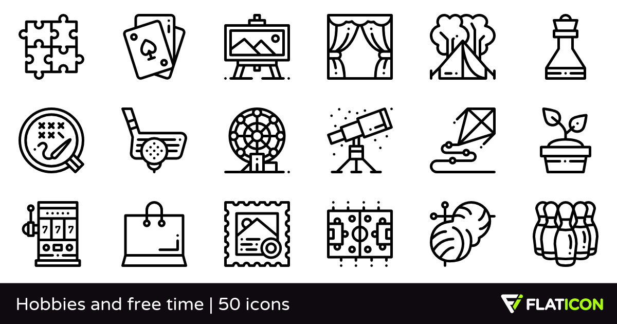 135 Hobbies icon images at Vectorified.com