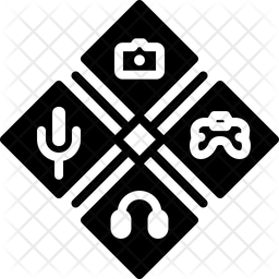 256x256 Hobby Icon Of Glyph Style