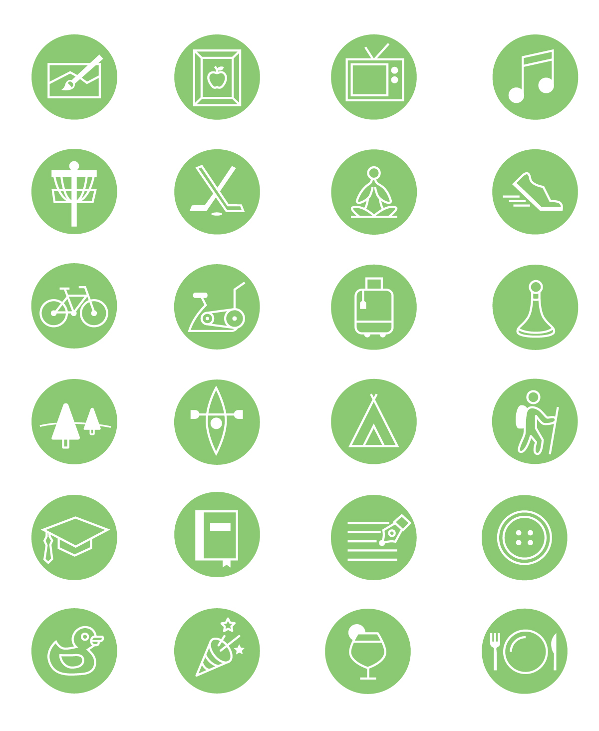 1200x1464 Hobby Icons On Behance