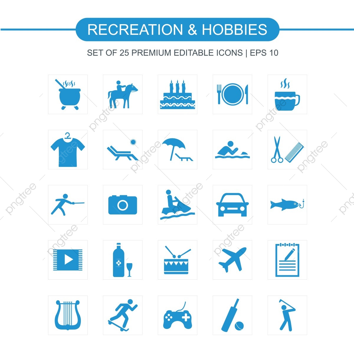1200x1200 Recreations And Hobbies Icons Set, Icon, Hobby, Hobbies Png