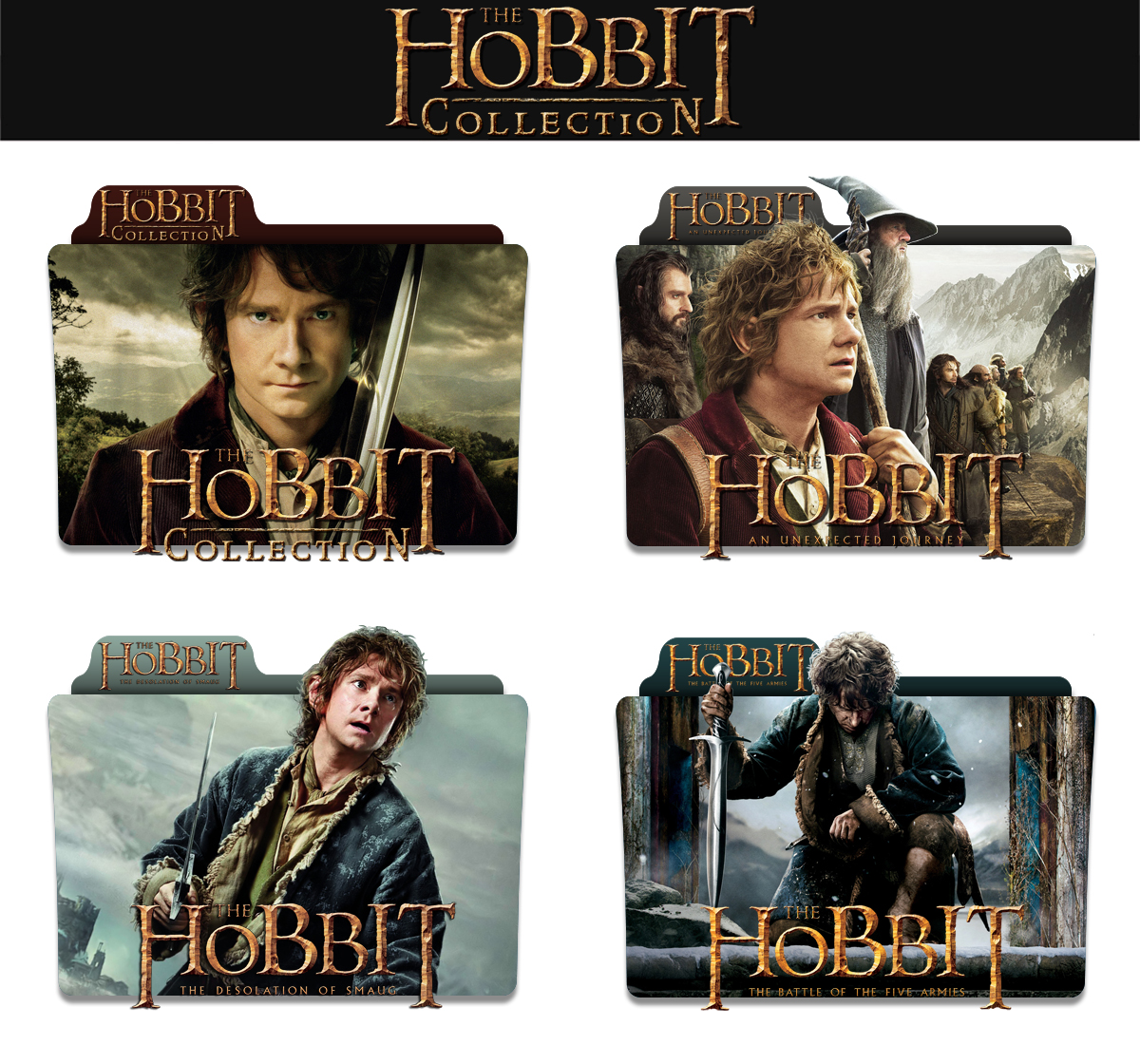 The Hobbit Collection Folder Icons 1200x1120 The Hobbit Collection Folder Icons