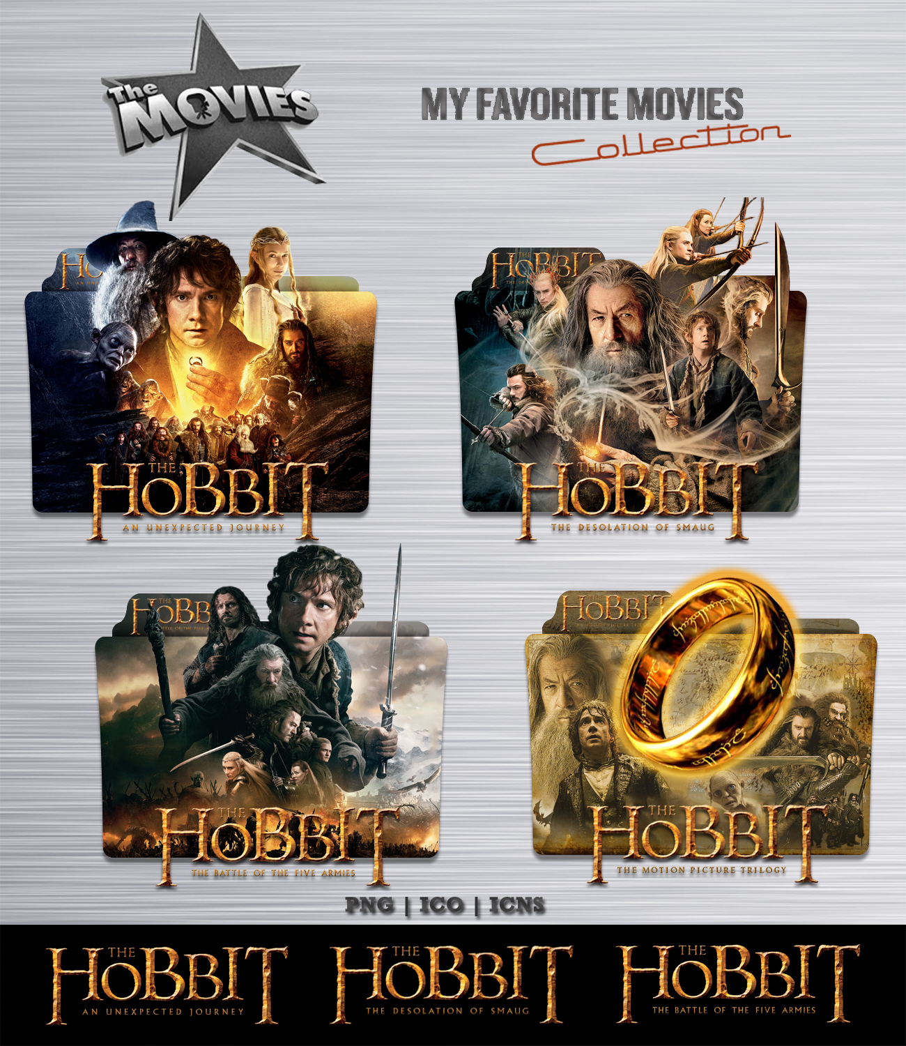 The Hobbit Folder Icon Collection 1300x1500 The Hobbit Folder Icon Collection