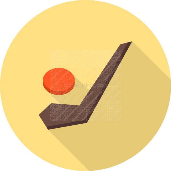 600x600 Ice Hockey Flat Shadowed Icon