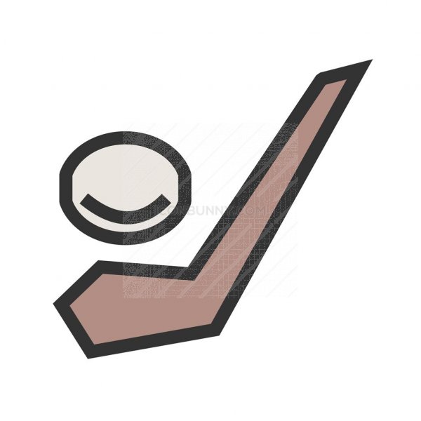 600x600 Ice Hockey Line Filled Icon