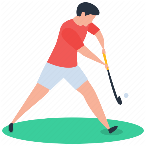 512x512 Hockey, Hockey Player, Nine Holes, Outdoor Game, Sport Icon