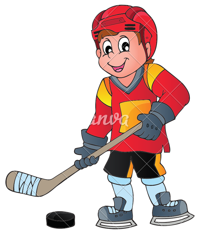 Hockey Player Icon at Vectorified.com | Collection of Hockey Player ...