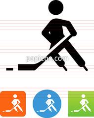 190x240 Hockey Player Icon
