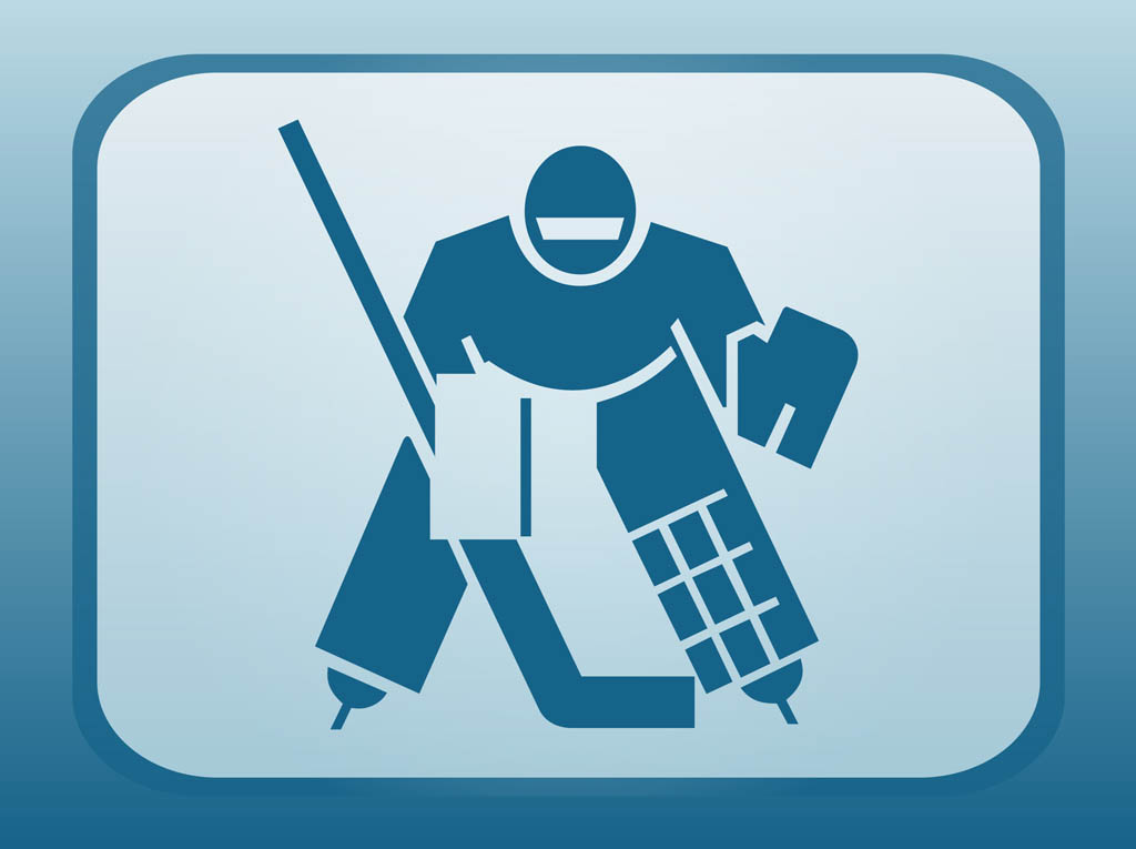 1024x765 Hockey Player Icon Vector Art Graphics