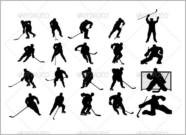 620x452 Hockey Icons