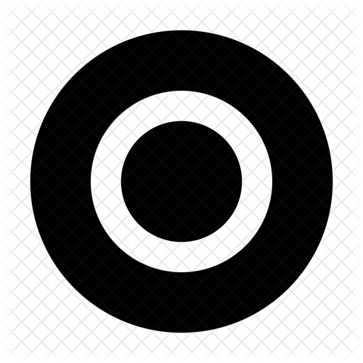 512x512 Hockey Puck Icon Of Glyph Style