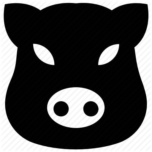 512x512 Animal, Animal Face, Boar Face, Hog Face, Pig Cartoon, Pig