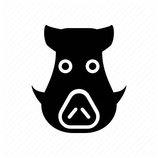 512x512 Animal, Boar, Hog, Logo, Nature, Pig, Wild Icon