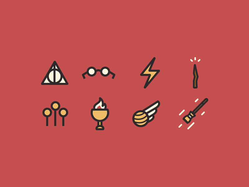 800x600 Wizarding World Icons