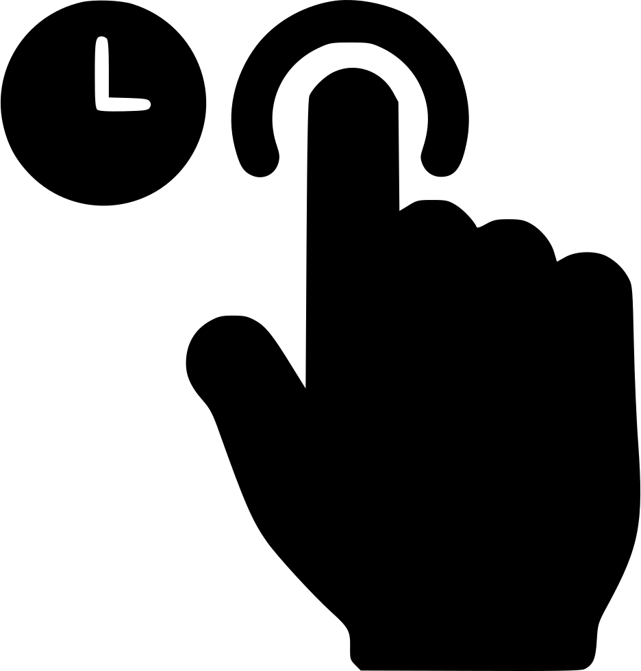 936x980 Click And Hold Png Icon Free Download