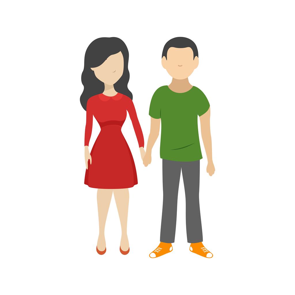 1024x1024 Holding Hands Flat Multicolor Icon