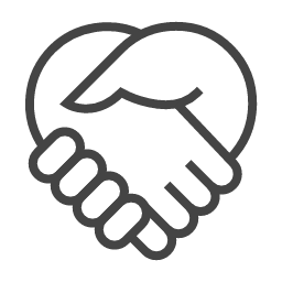 256x256 Holding Hands Icon