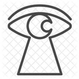 256x256 Key Hole Icon Of Line Style