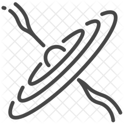 256x256 Black Hole Icon Of Line Style