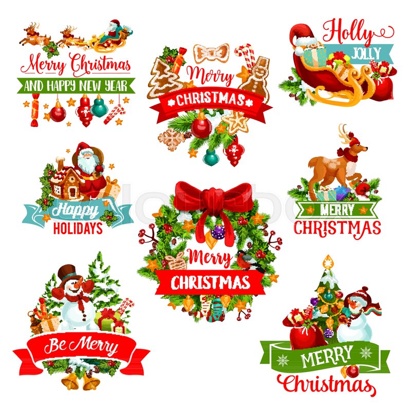 800x800 Christmas And New Year Holiday Icon Stock Vector Colourbox