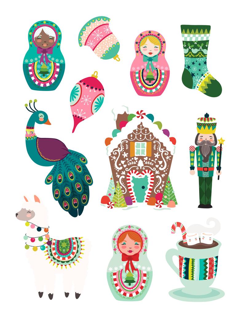 Hip Holiday Icon Pack Etsy 794x1028 Hip Holiday Icon Pack Etsy