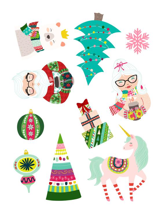 Hip Holiday Icon Pack Etsy 570x738 Hip Holiday Icon Pack Etsy
