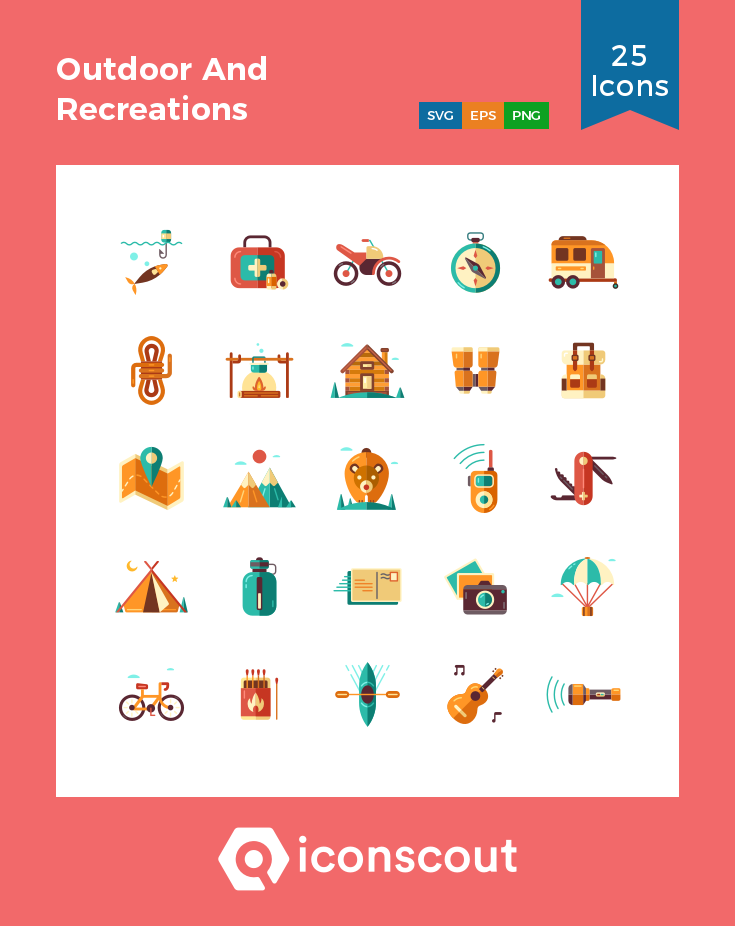 Outdoor And Recreations Icon Pack 735x926 Outdoor And Recreations Icon Pack
