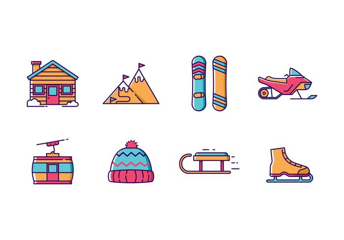 Winter Sports And Holiday Icon Pack 700x490 Winter Sports And Holiday Icon Pack