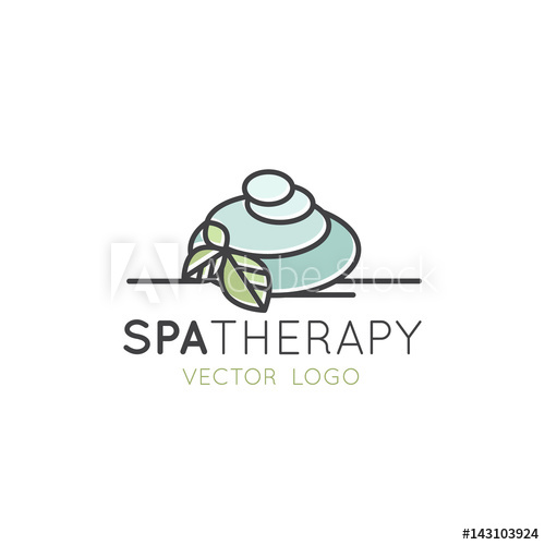 500x500 Vector Icon Style Logo Sign Set Of Alternative Medicine Iv