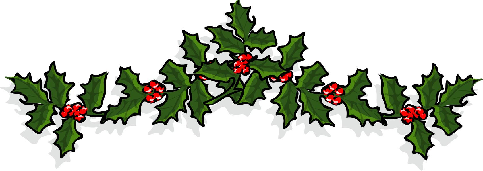 1682x597 Holiday Holly Icons Png