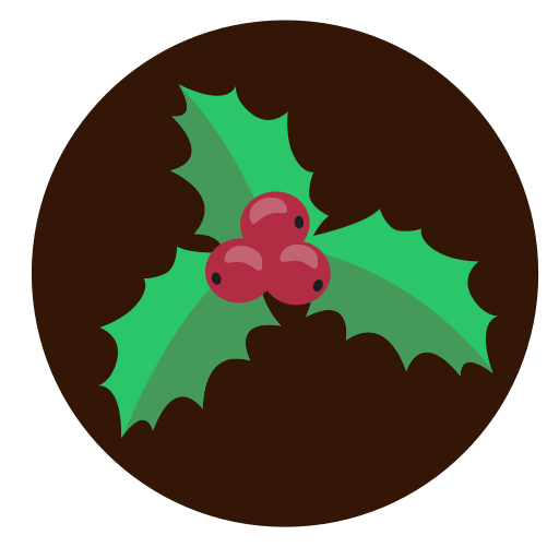 512x512 Plant, Christmas, Decoration, Holly Icon