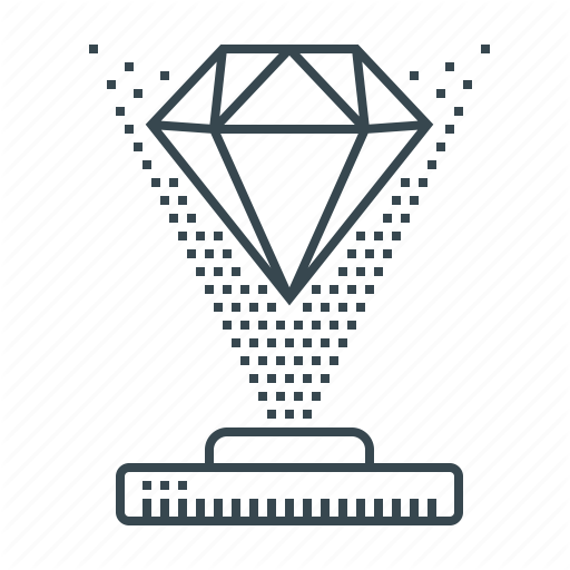 512x512 Hologram, Hologram Projector, Projector, Technology Icon