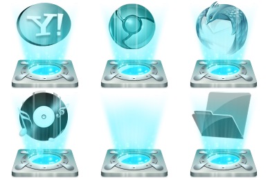 390x260 Hologram Dock Iconset
